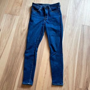 High waisted skinny jeans